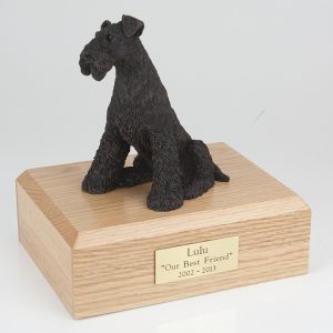 Airedale Terrier Dog Urn