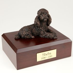 Miniature Poodle Dog Urn