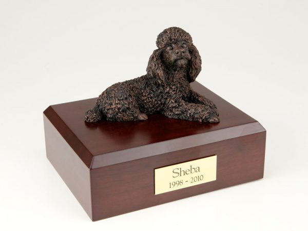 Miniature Poodle Dog Urn