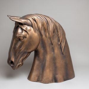 Horse Head Urn Side Angle