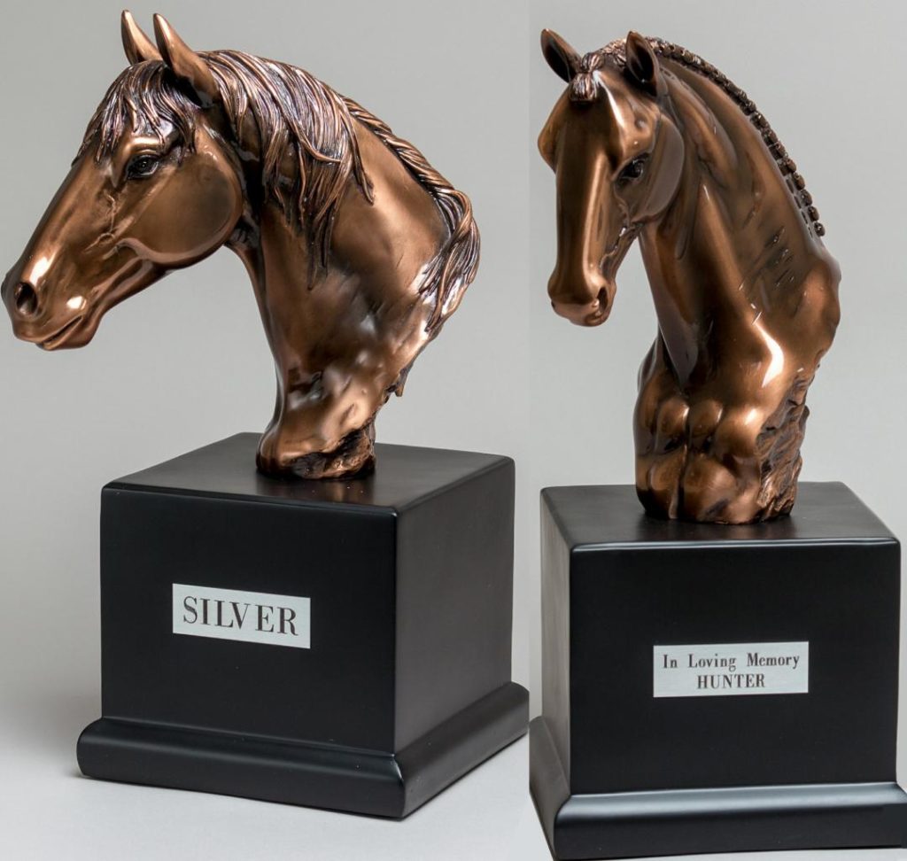 Horse Shaped Urns Horse Head Cremation Urn Agape Pet Services