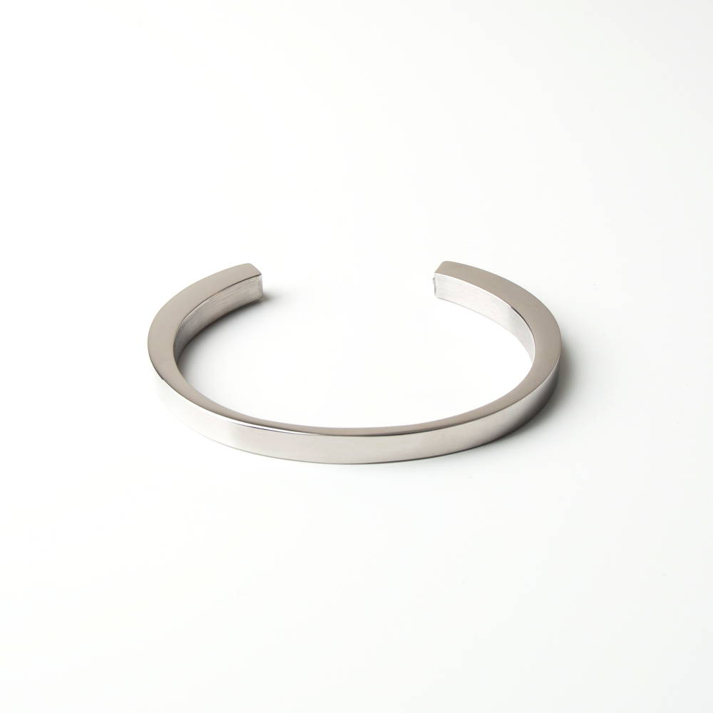 Cuff Cremation Bracelet - Silver-image