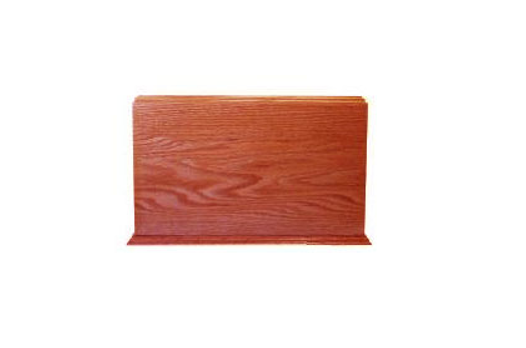Equine Solid Wood Urn - Cherry - Large-image
