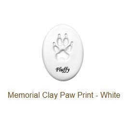 Memorial Clay Paw Print-image