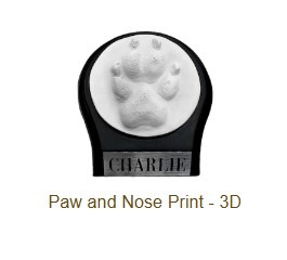 Paw and Nose Print - 3D-image